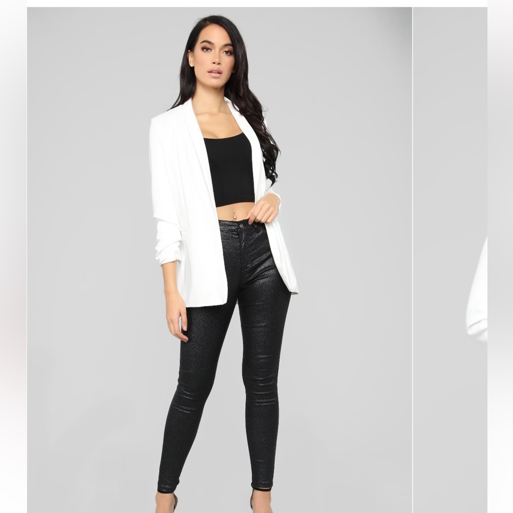 Fashion nova Celine Ivory Blazer